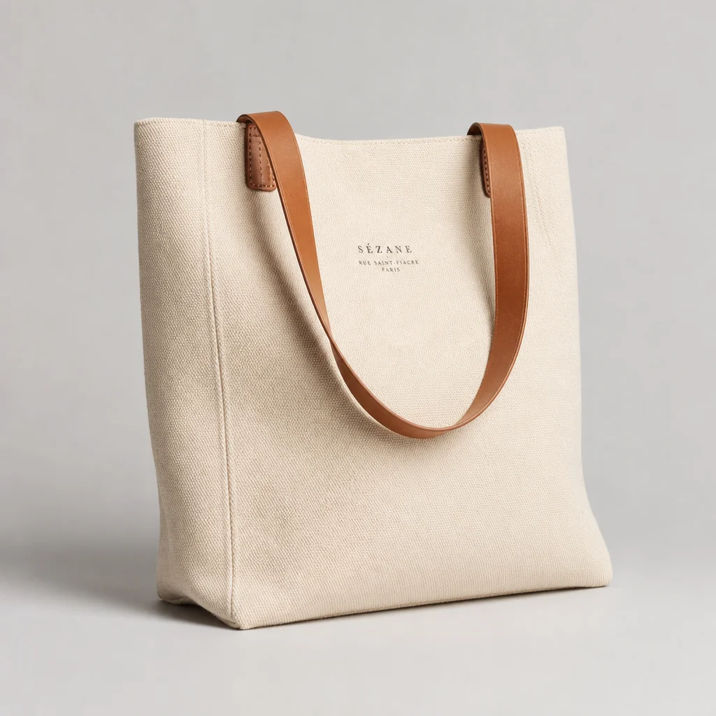 Minimalist Canvas Everyday Tote