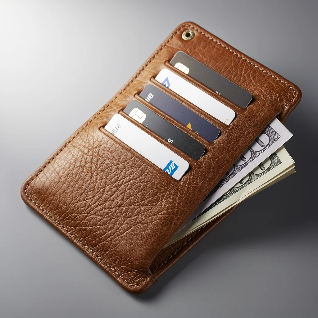 Full-Grain Leather Card Folio